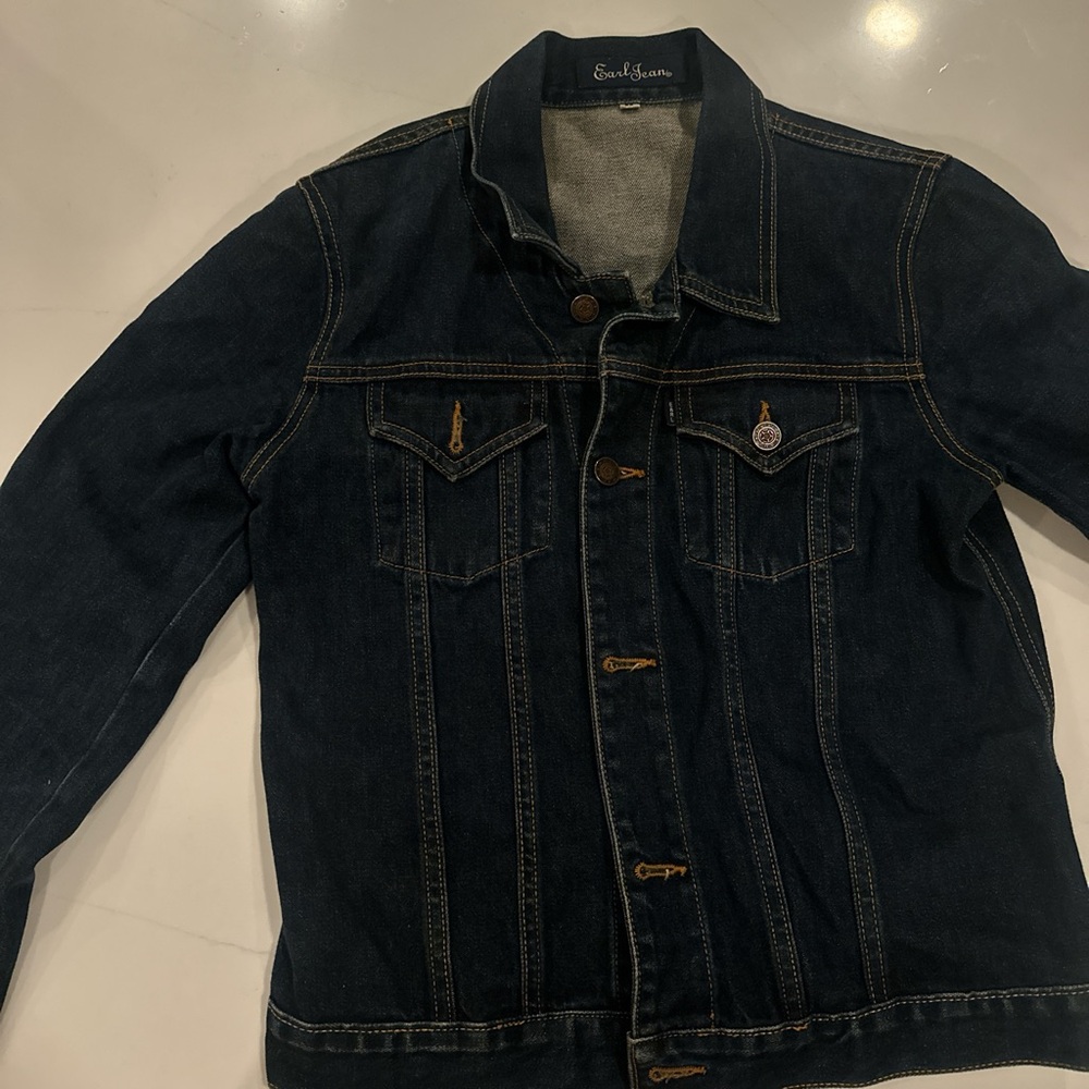 Dark Blue Denim Jacket by Earl Jeans